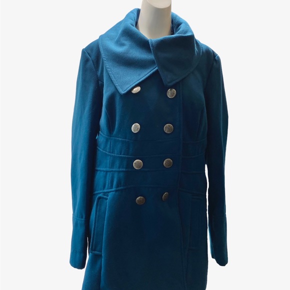 Stunning Turquoise Blue Jessica Simpson XL Coat - Picture 2 of 7